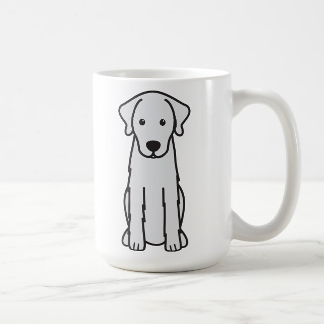 Akbash HundeCartoon Tasse (Rechts)