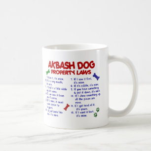 AKBASH HUNDeigentums-Gesetze 2 Tasse
