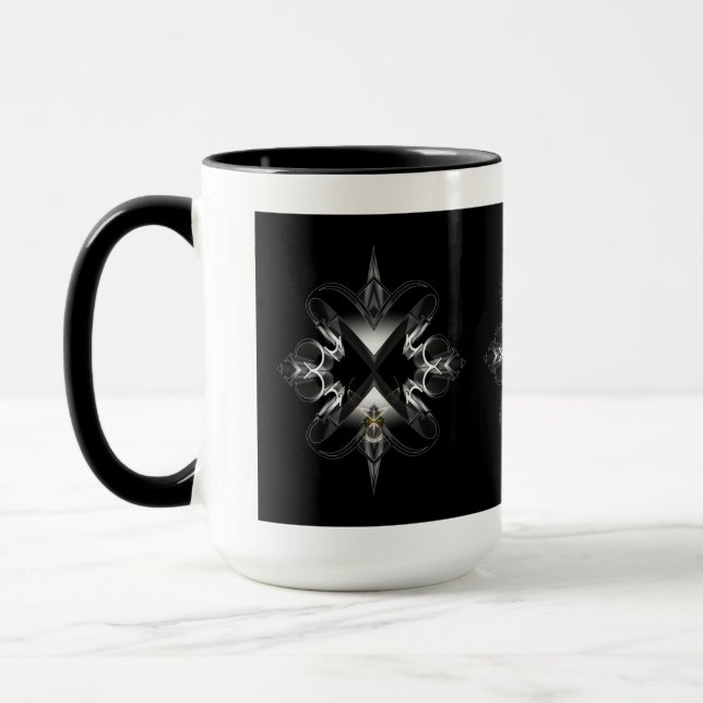 Akcenought Emblem On Black von Xzendor7 Tasse (Links)