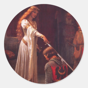 Akcolade - Der Ritter Runder Aufkleber