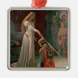 Akcolade (von Edmond Blair Leighton) Ornament Aus Metall