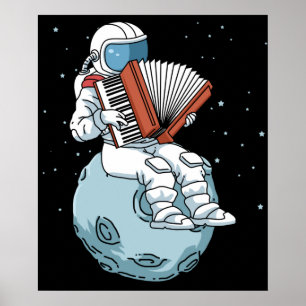 Akdion Gift Men Akkordion Music Gift Akkordion Poster