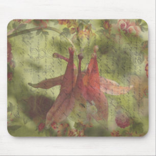 Akelei-Blumen-Digitalkunst Mousepad