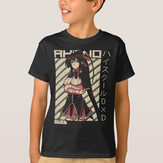  Akeno Himejima - Highschool DxD Wifu Anime Shirt (Vorderseite)
