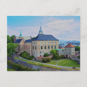 Akershus Castle in Olso, Norwegen Postkarte