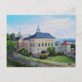 Akershus Castle in Olso, Norwegen Postkarte