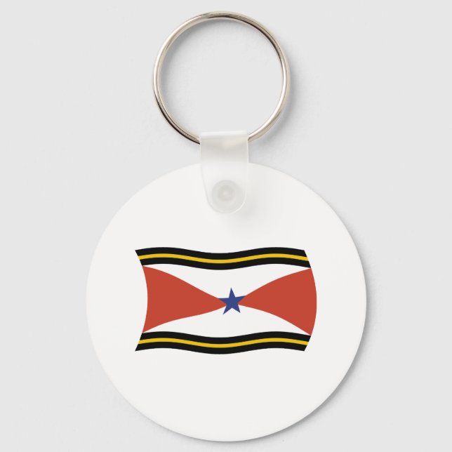 Akha People Flag Schlüsselanhänger (Vorderseite)