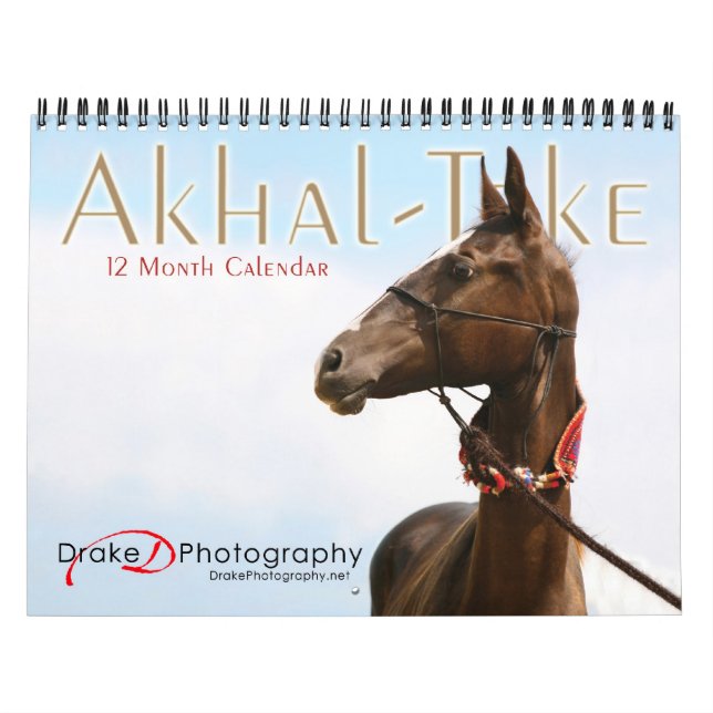 Akhal-Teke-Pferde Kalender (Titelbild)