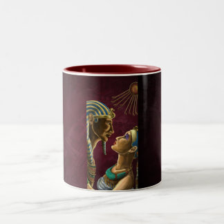 Akhetatens Tor-Tasse (kein Text) Zweifarbige Tasse