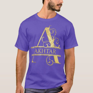 Akhtar Name  T-Shirt