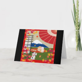 AKI Chow Art Cards Feiertagskarte