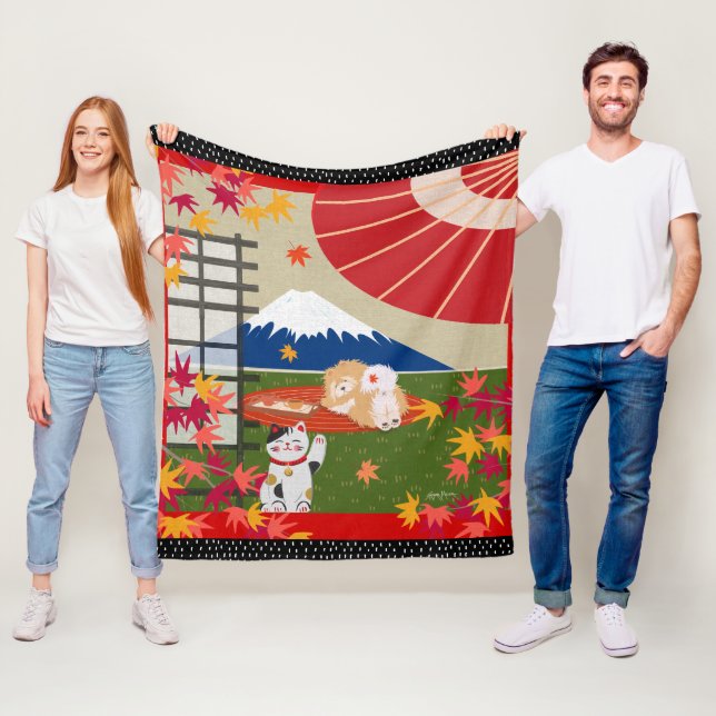 AKI Chow Fleece Decke (Beispiel)