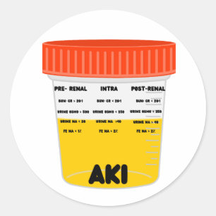 AKI Differenzialaufkleber Runder Aufkleber