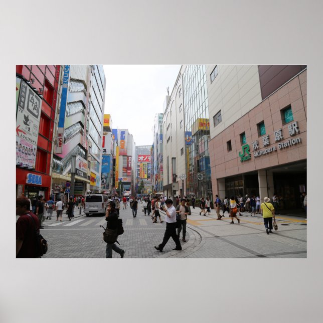 Akihabara, Japan-Poster Poster (Vorne)