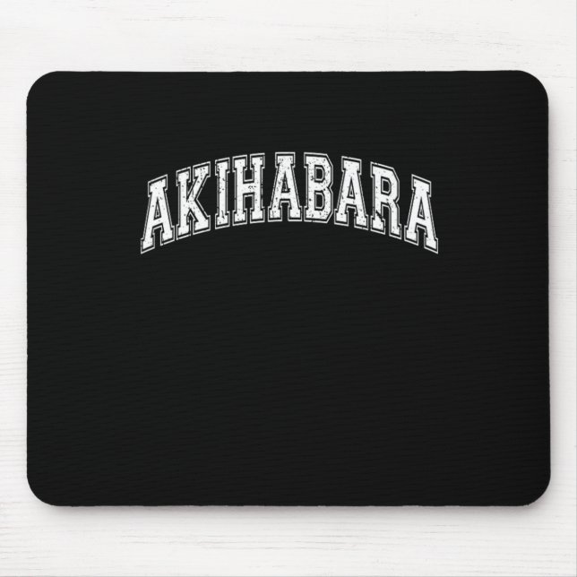 Akihabara Stadt Die elektrische Stadt Tokio Japan Mousepad (Vorne)