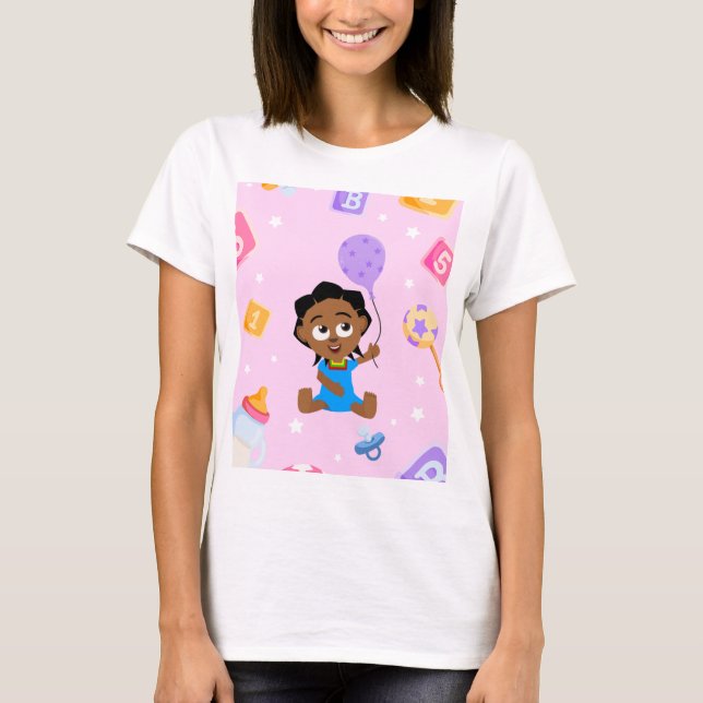 Akili und ich Mommy werden Tshirt (Vorderseite)