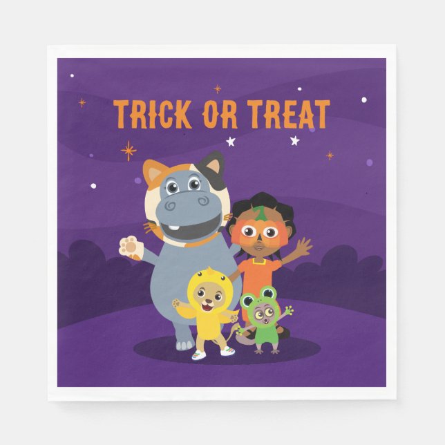 Akili und Me Baby Dusche Napkins Serviette (Vorderseite)