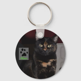 Akira der Tortie Bengalisch Keyring 1 Schlüsselanhänger