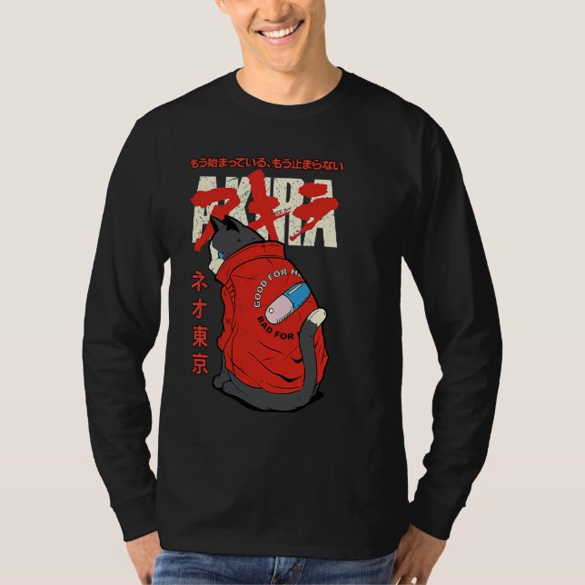 Akira Shirt Unisex Anime Manga Merch für Frauen Mä (Vorderseite)