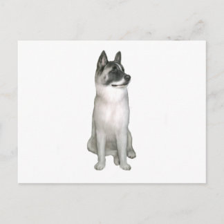 Akita (A) - (schwarze Maske) Postkarte