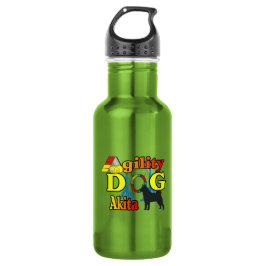 Akita Agility Dog Trinkflasche