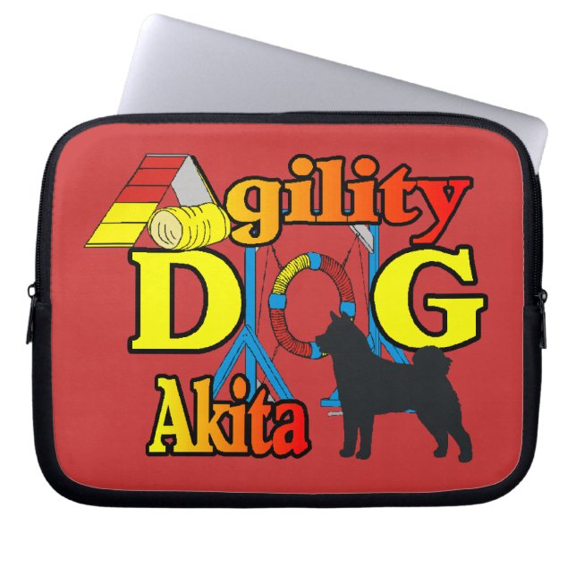 akita_Agility Laptopschutzhülle (Vorderseite)