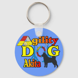 Akita Agility Schlüsselanhänger