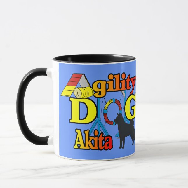 Akita Agility Tasse (Links)