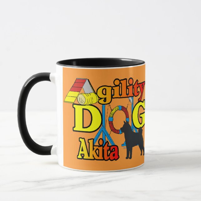 Akita Agility Tasse (Links)