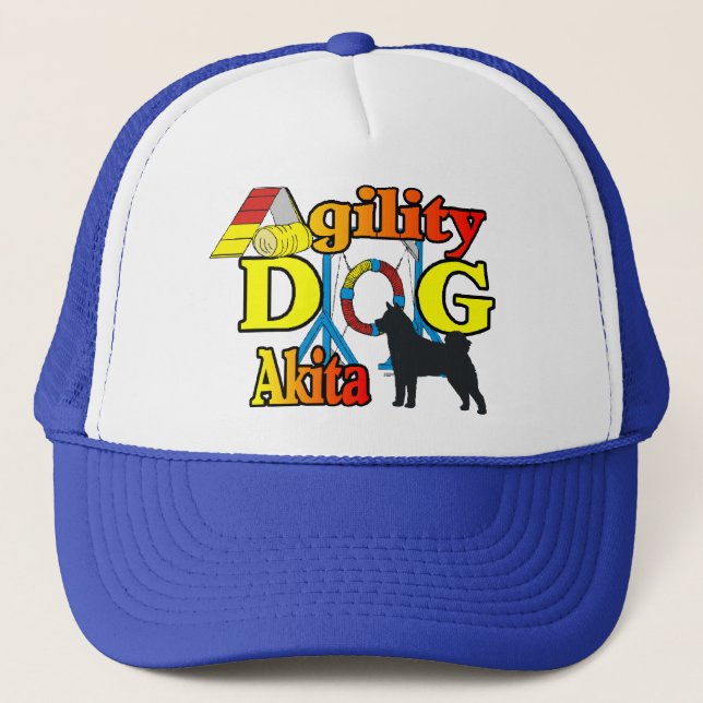 Akita Agility Truckerkappe (Vorderseite)