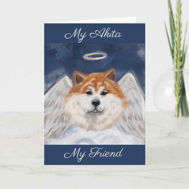 Akita Angel Card Karte (Vorderseite)