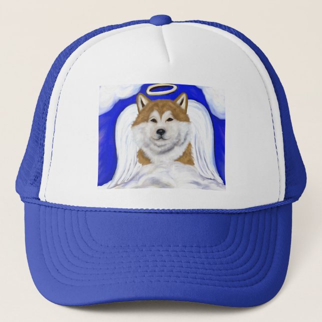 Akita Angel Truckerkappe (Vorderseite)
