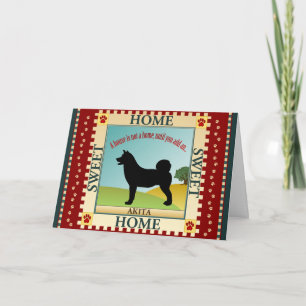 Akita-Anmerkungs-Karte Karte