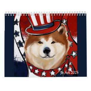 AKITA ART CALENDAR KALENDER