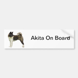 Akita-Autoaufkleber Autoaufkleber