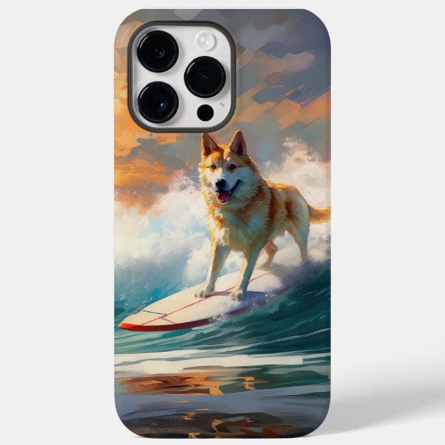 Akita Beach Surfgrafieren Case-Mate iPhone Hülle (Rückseite)