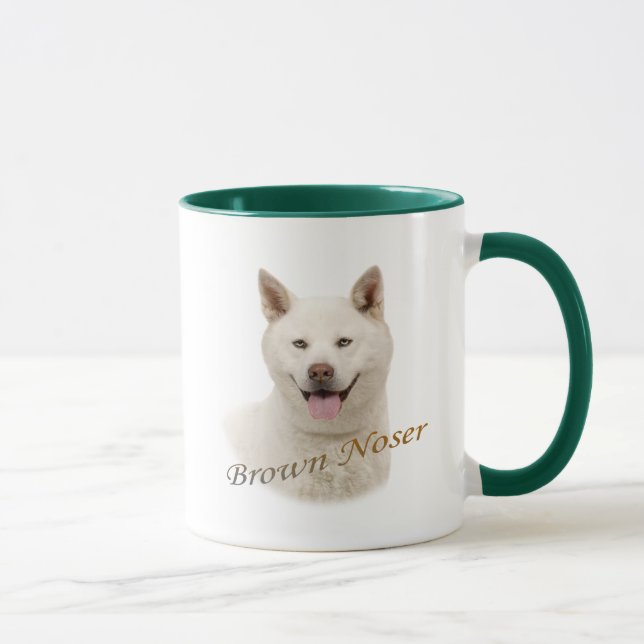 Akita Brown Noser Tasse (Rechts)