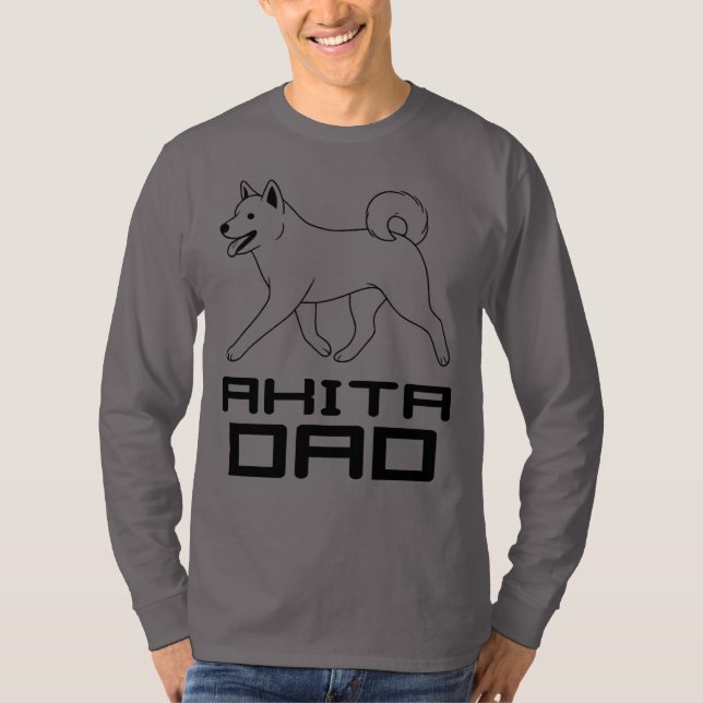 Akita Dad T-Shirt (Vorderseite)