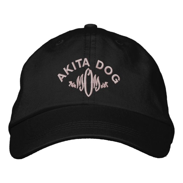 Akita Dog MAMA Bestickte Baseballkappe (Vorderseite)