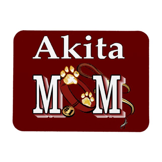 Akita Dog MAMA Magnet (Horizontal)