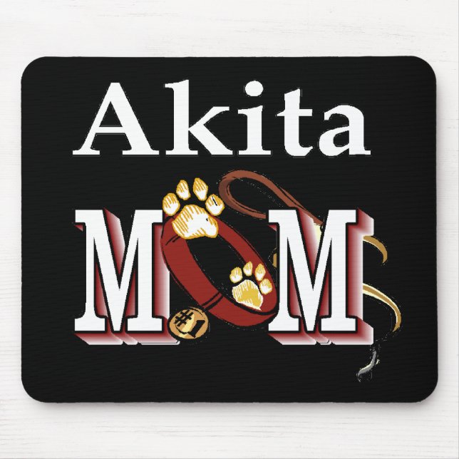 Akita Dog MAMA Mousepad (Vorne)