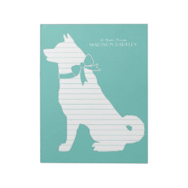 Akita Dog Puppy Notizblock