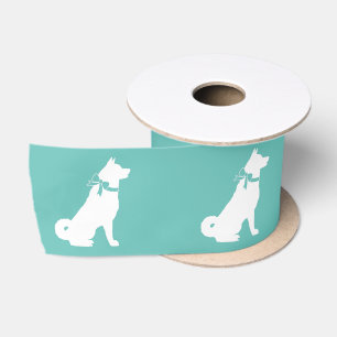 Akita Dog Puppy Satinband