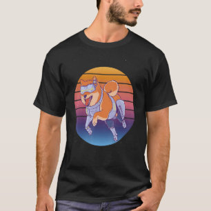 Akita Dog Retro Vintag Shiba Inu Akita Dog T-Shirt