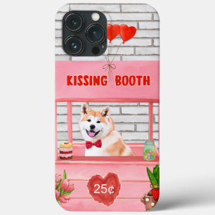 Akita Dog Valentine's Day Kissing Booth Case-Mate iPhone Hülle