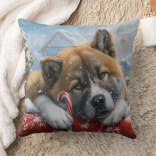 Akita Dog Weihnachtsfest Kissen
