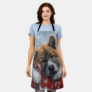Akita Dog Weihnachtsfest Schürze