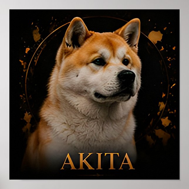 Akita Edle Geist Sammlung Poster (Vorne)