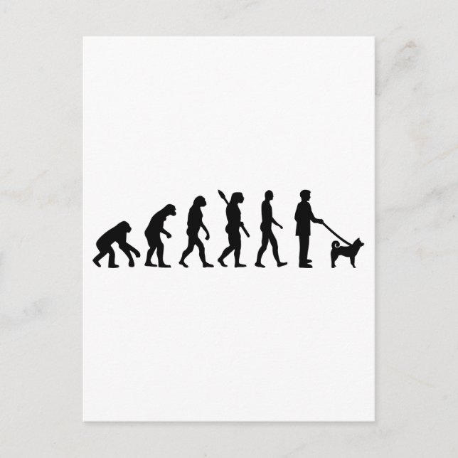 Akita Evolution Postkarte (Vorderseite)