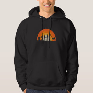 Akita Evolution Sonnenuntergang Hoodie